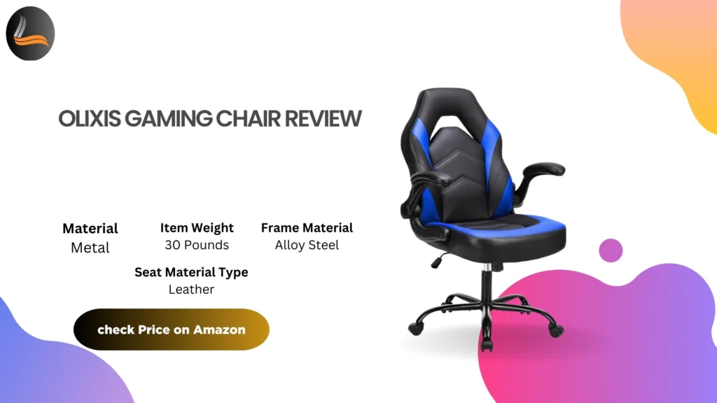 The OLIXIS Gaming Chair is designed with health and comfort in mind, making it a standout choice for gamers and professionals alike. Constructed from environmentally friendly materials, this chair features an external layer of bonded leather and an internal high-density sponge, ensuring a comfortable, durable, and skin-friendly seating experience. The ergonomic design of the mid-back chair provides multiple body contact points to alleviate pressure on the back, coupled with lumbar support to reduce fatigue during extended periods of use.