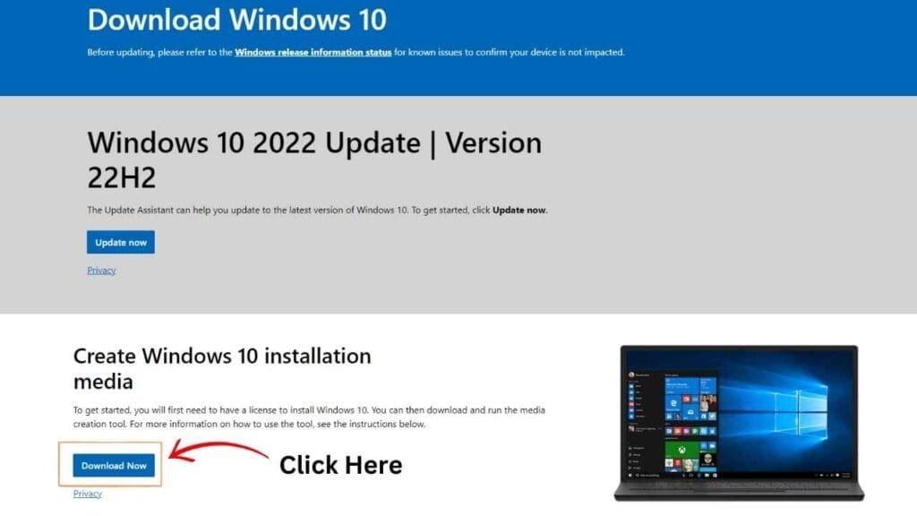 Credit: Microsoft
How to download Windows 10