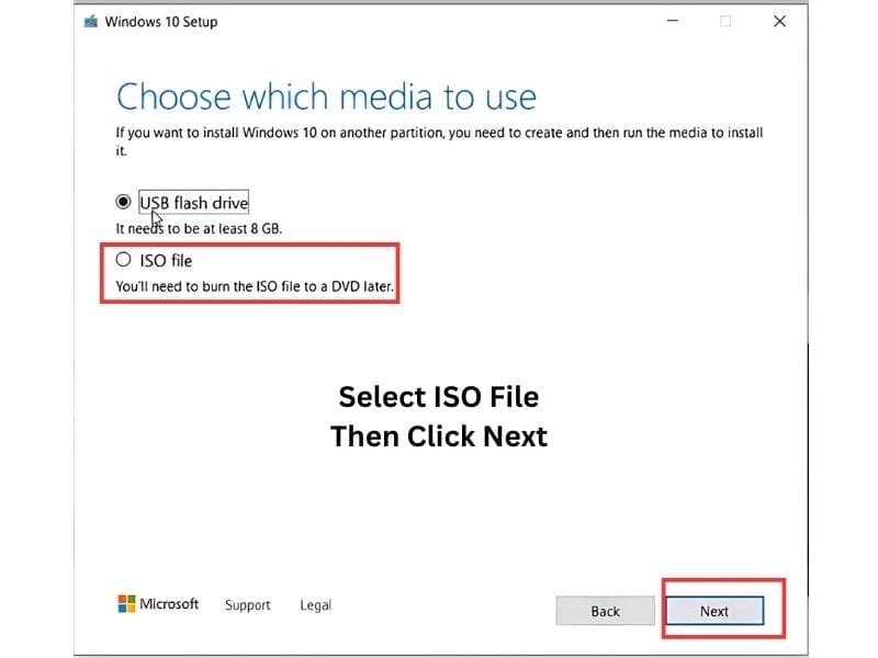 Credit: Microsoft
Download ISO File for windows 10