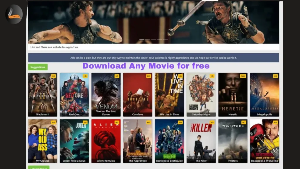 123movies website to download any movies for free