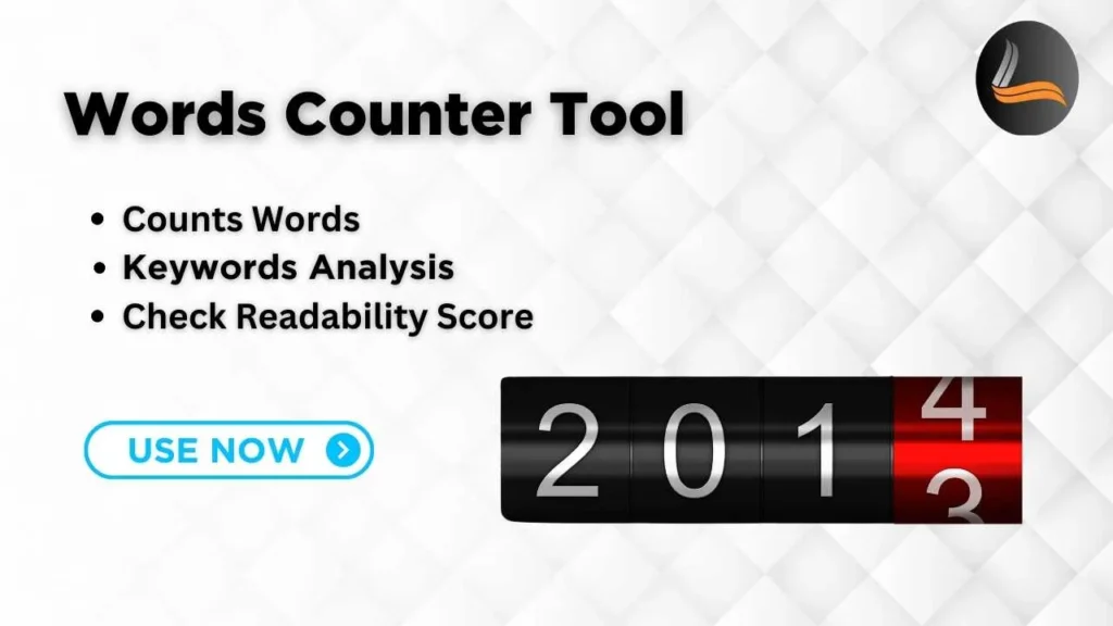 Words counter online free Tool