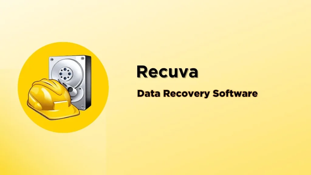 Recuva Data recovery software for free.