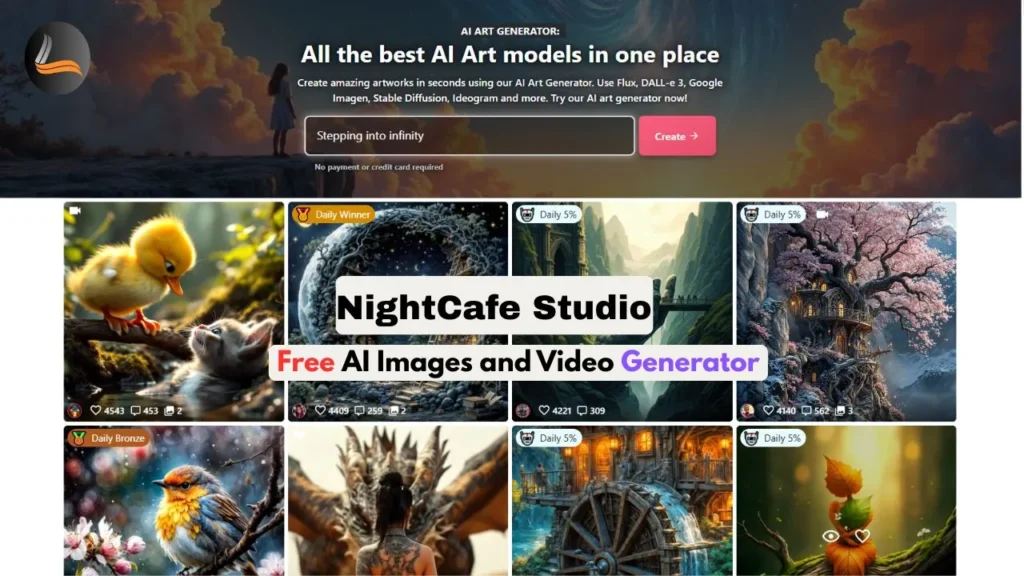 NightCafe Studio Ai image generator